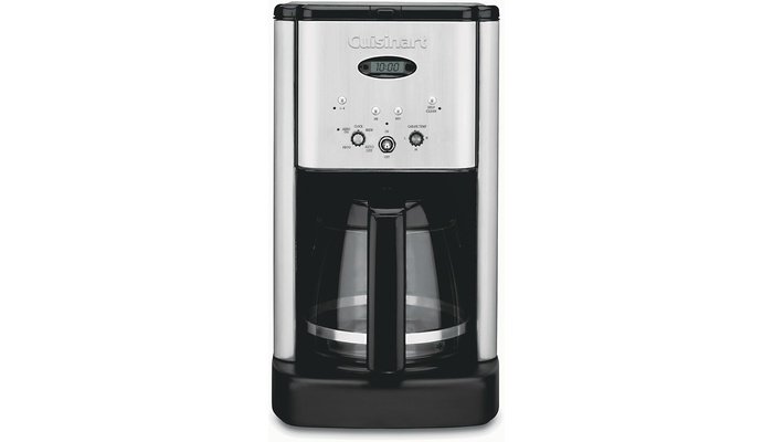 Cuisinart Brew Central 12-cup programmable coffee maker with brushed stainless steel finish