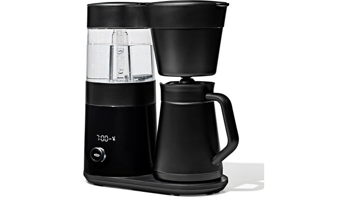 OXO Brew 9-Cup Drip Coffee Maker-certified 8-cup drip coffee maker with thermal carafe brewing gourmet coffee in a modern kitchen